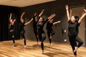 Students practining dance routine at Clancy Catholic College West Hoxton